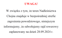 LEŚNY RAJD ROWEROWY PRZEZ CHOJEŃSKIE LASY Z OKAZJI 100-LECIA LP